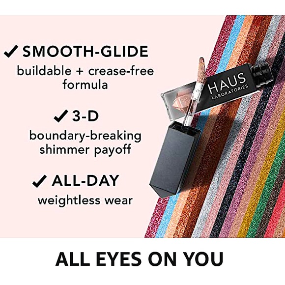 NWT Lady Gaga EYES Liquid Shimmer Eyeshadow Haus Laboratories Silver 11 FLASH - Picture 14 of 16